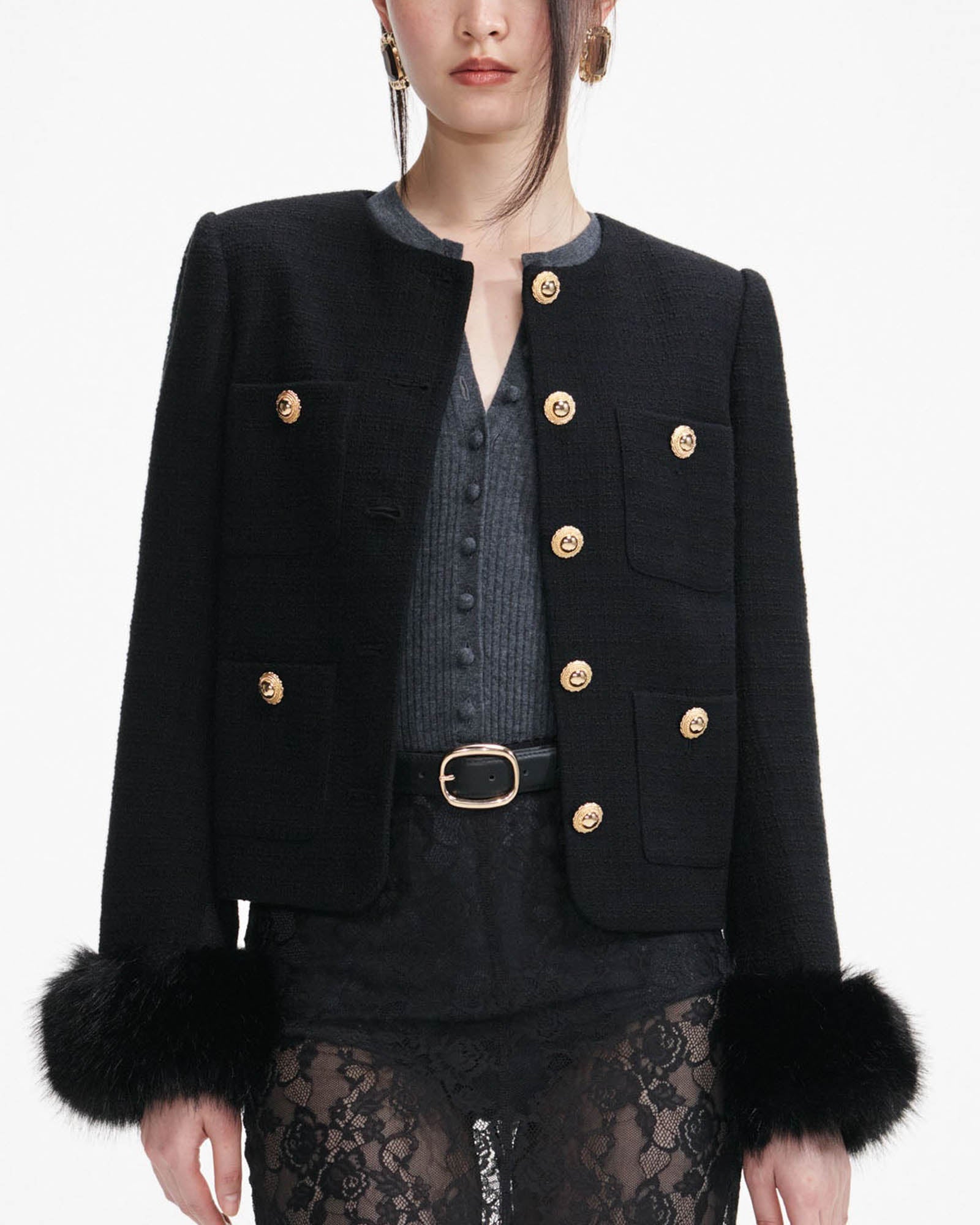 Veste bouclée