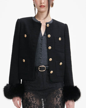 Veste bouclée