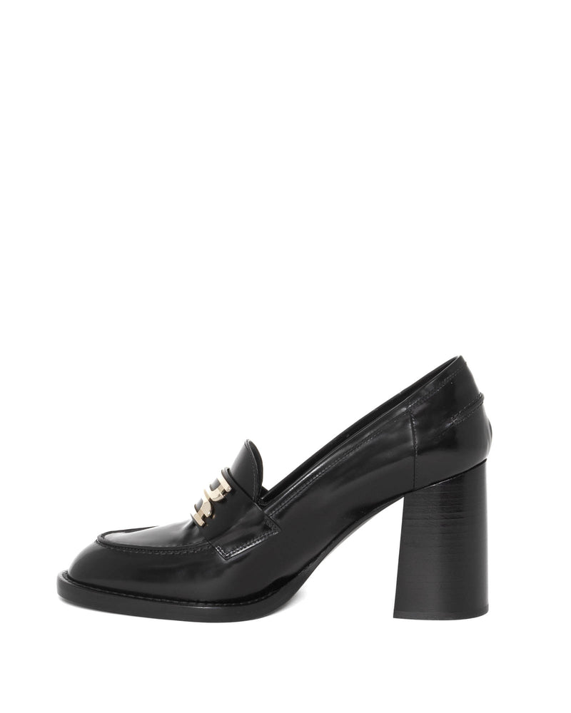 Heeled B Frame Loafers