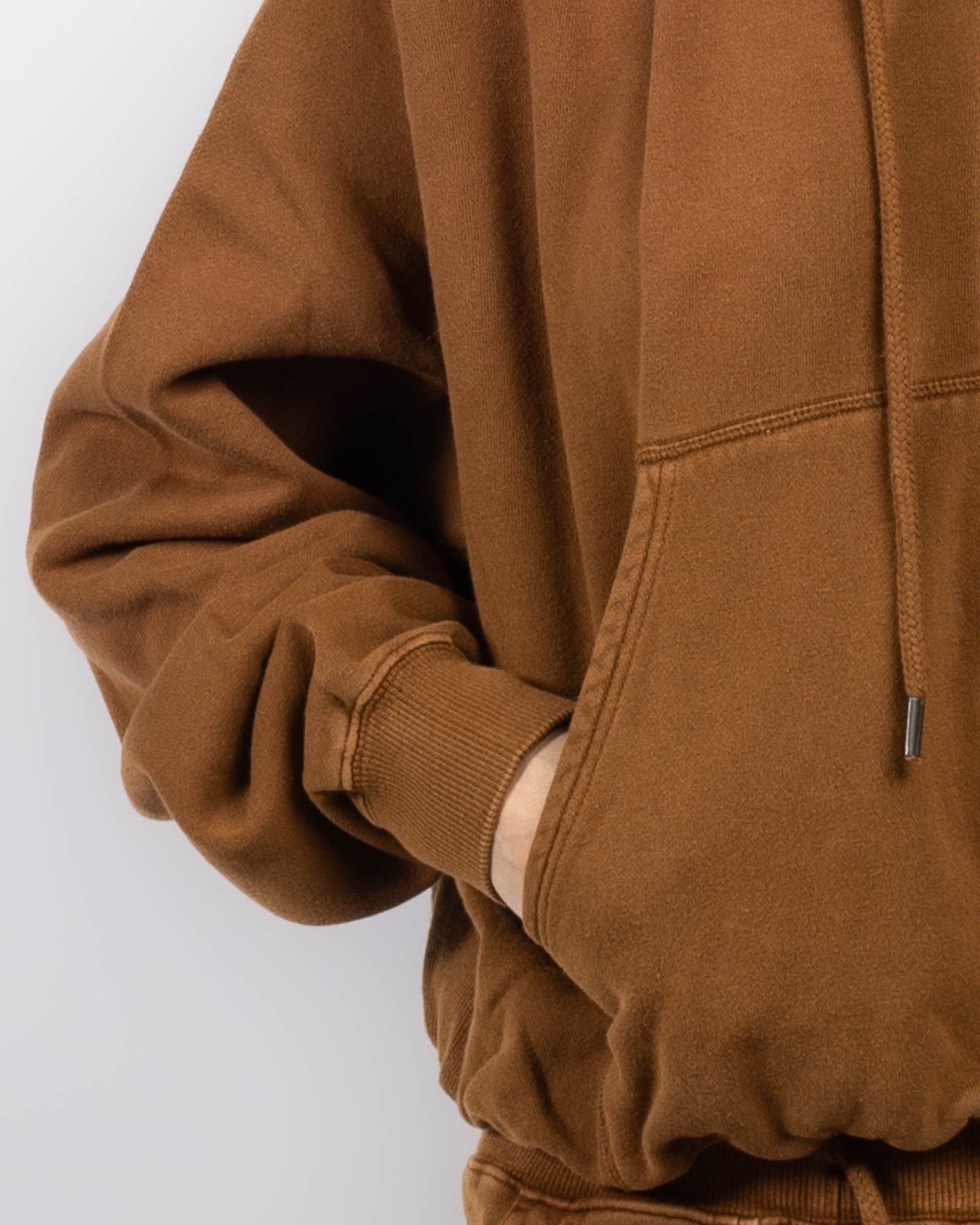 トップス VOLUME GATHERED ZIP UP HOODIE R13 Balloon Zip-Up Hoodie