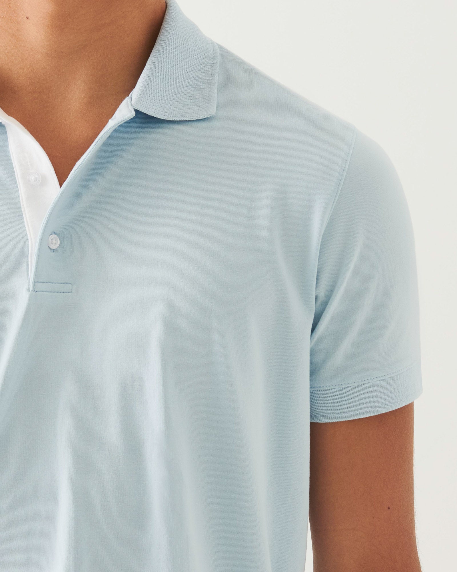 Contrast Placket Polo