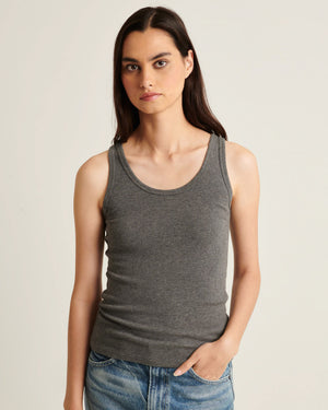 Scoop Neck Rib Tank