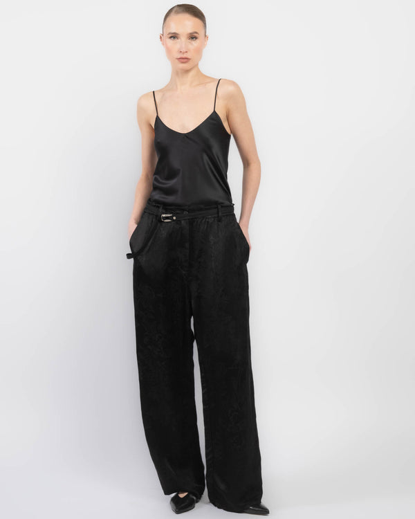 Slip-On Baggy Pants
