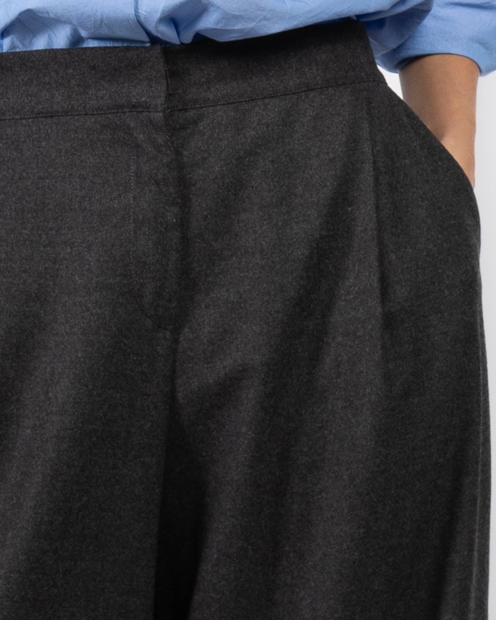 Flannel Wool Trousers