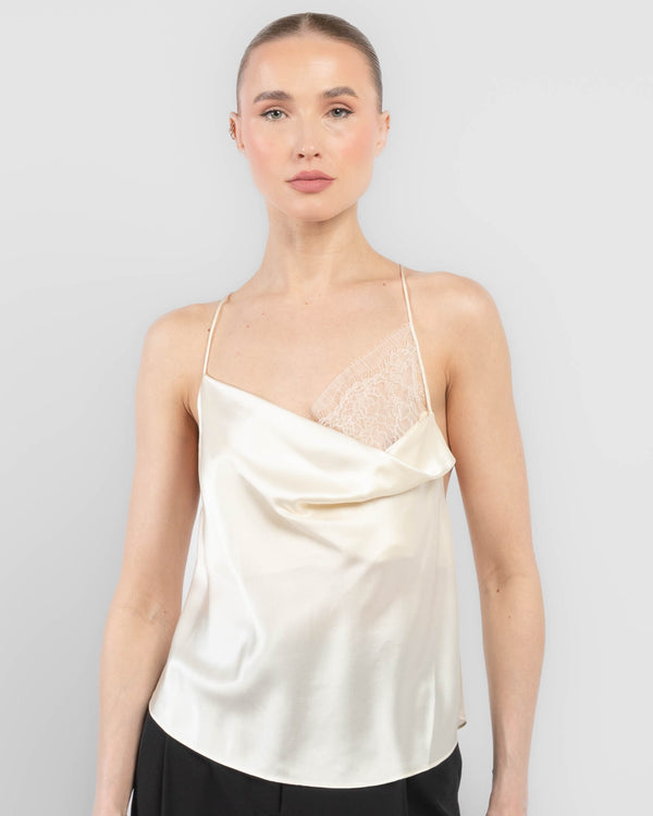 Lace Insert Cami Top