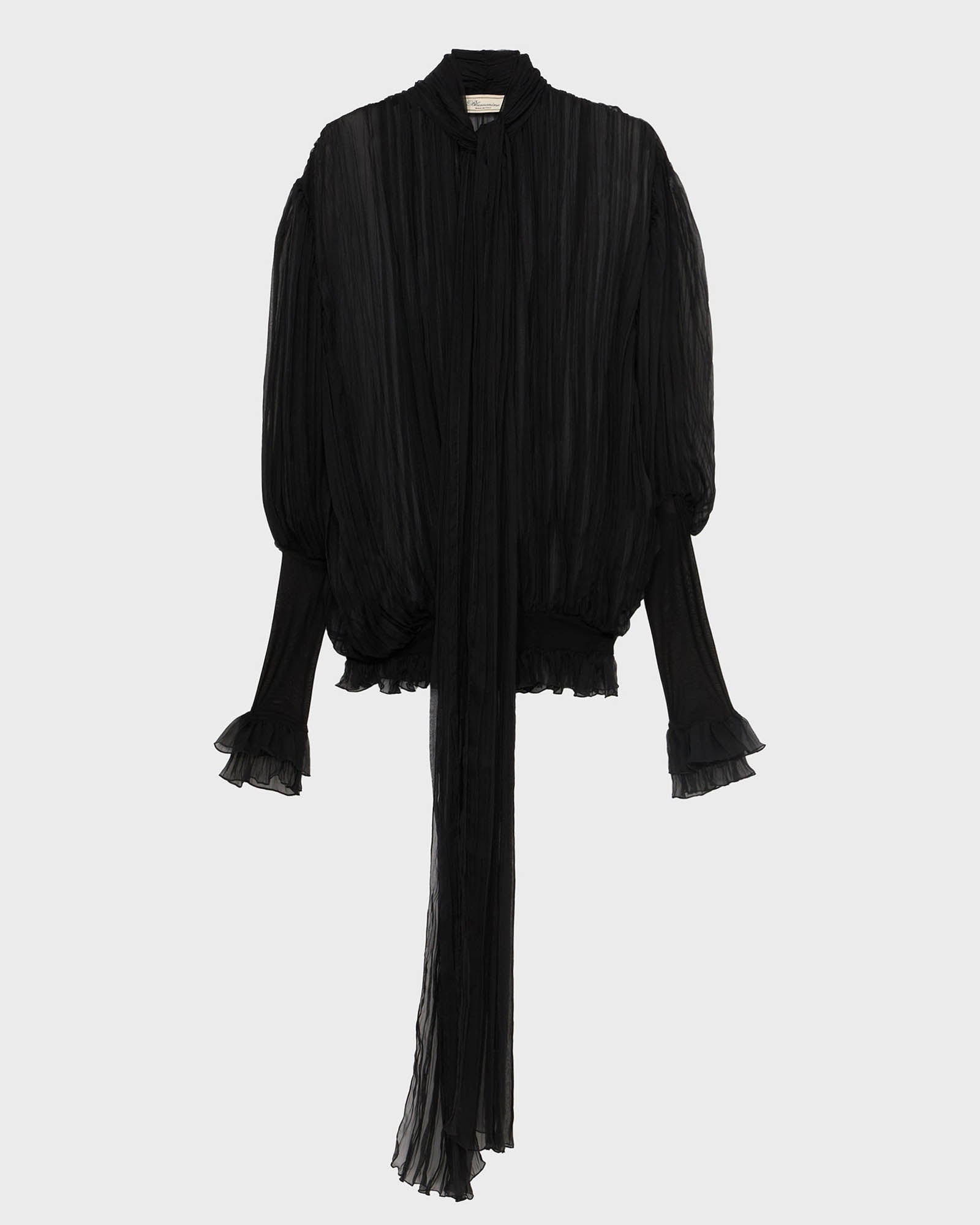 Chiffon Plisse Blouse