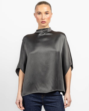 Satin Cape Tee