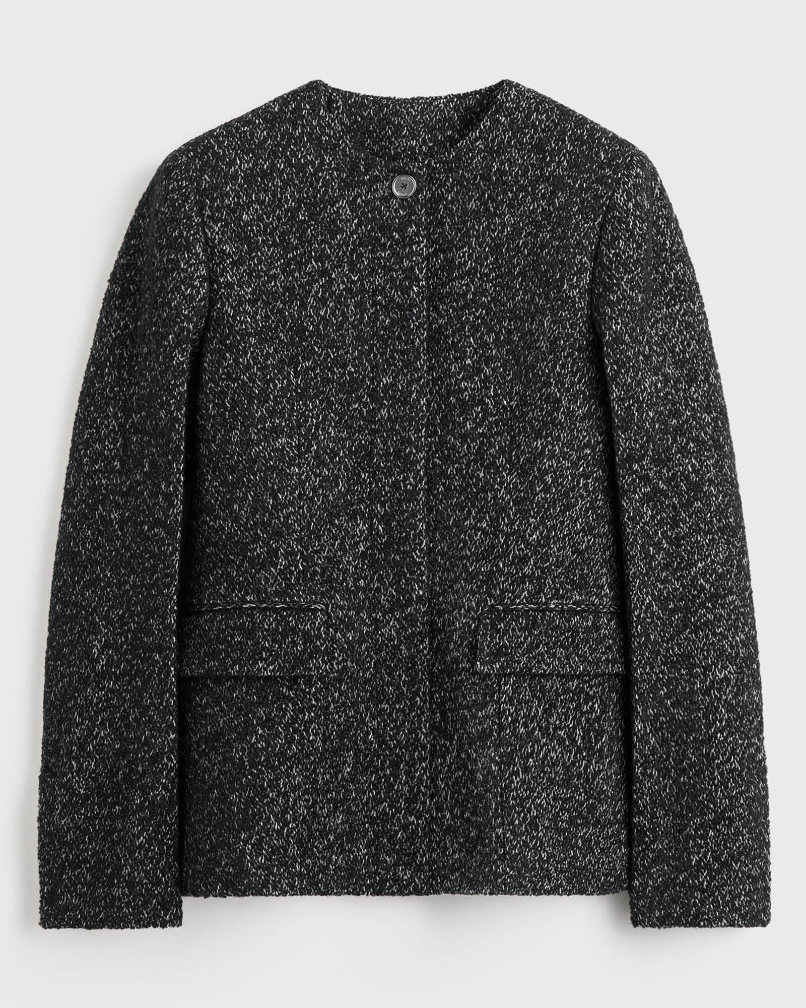 Collarless Blazer