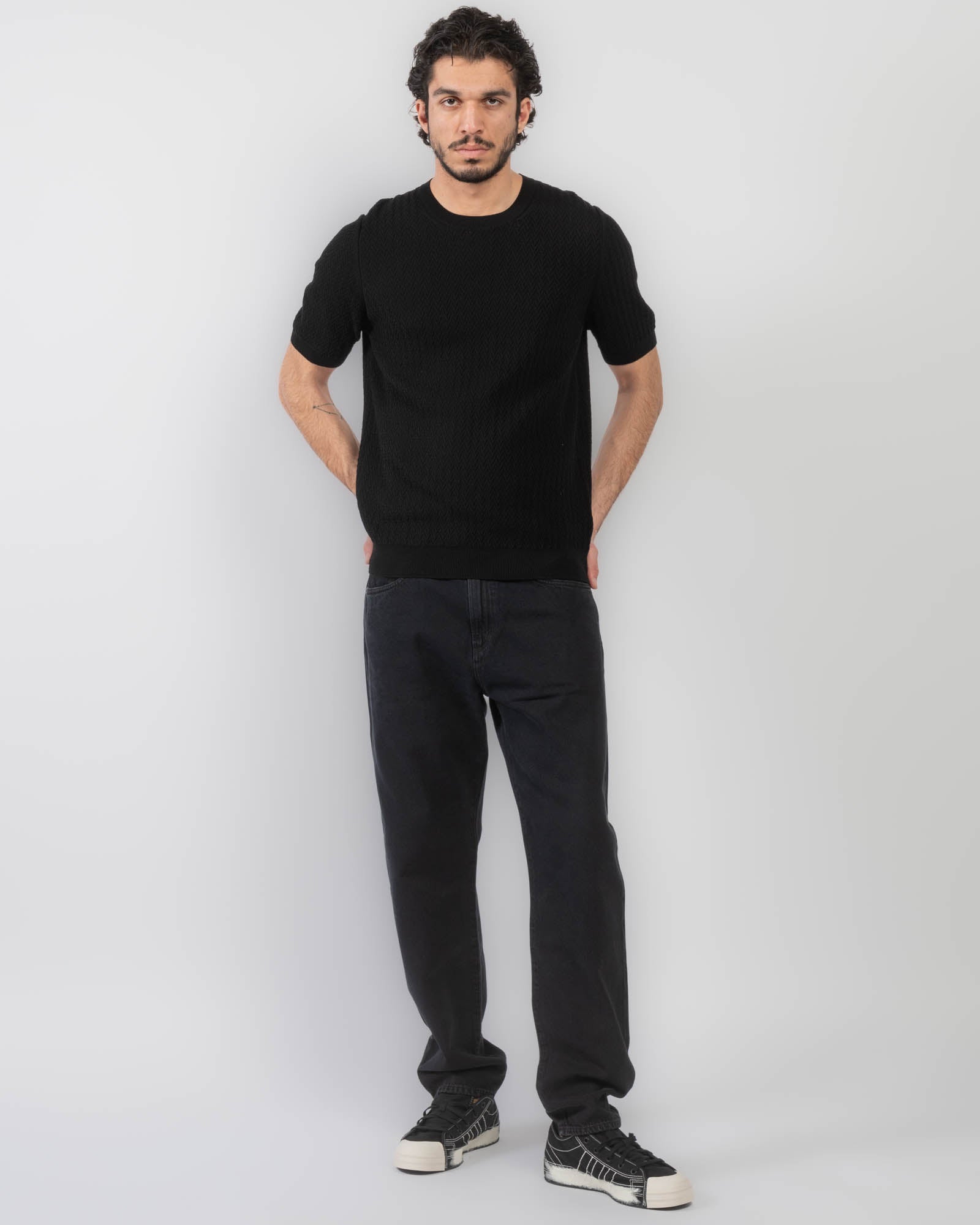 Pull à manches courtes