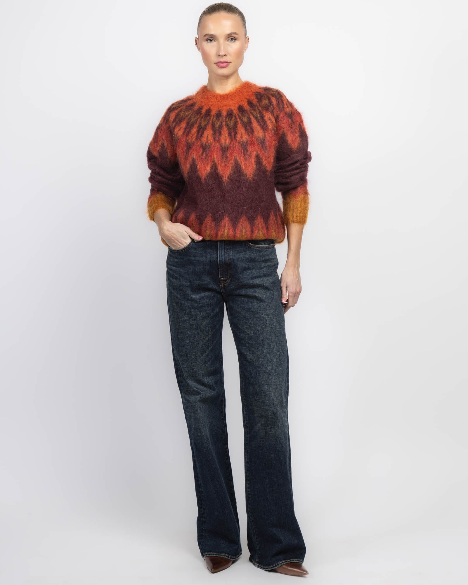 MARANT ETOILE ニット・セーター 34(XXS位) エンジ 【古着】【中古】 ISABEL MARANT ETOILE（イザベルマランエトワール）の古着・中古通販