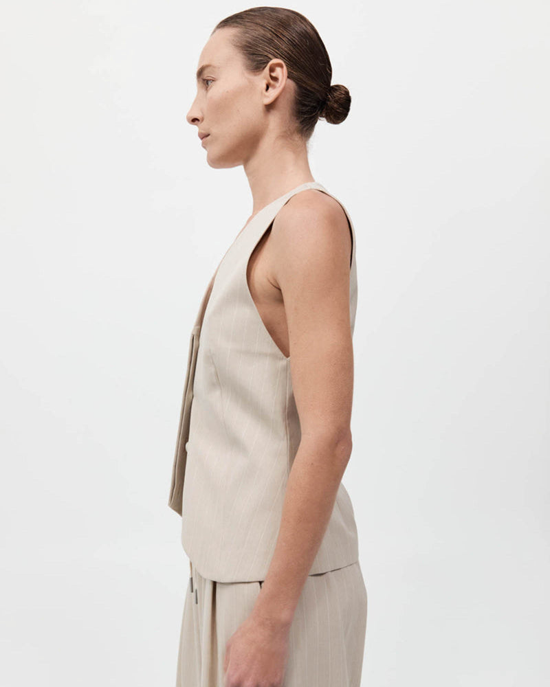 Pinstripe Vest