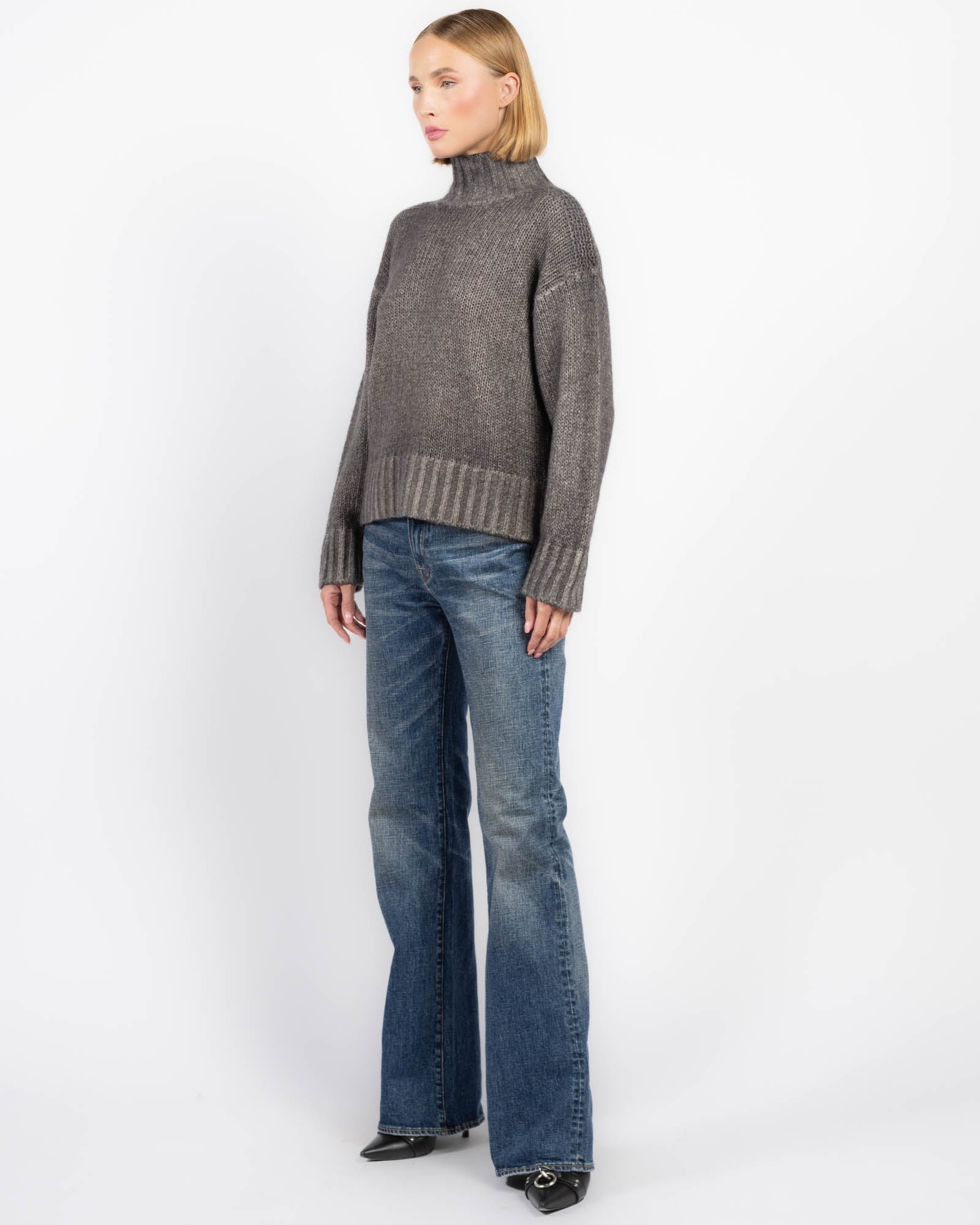 Pull à mailles fantaisie