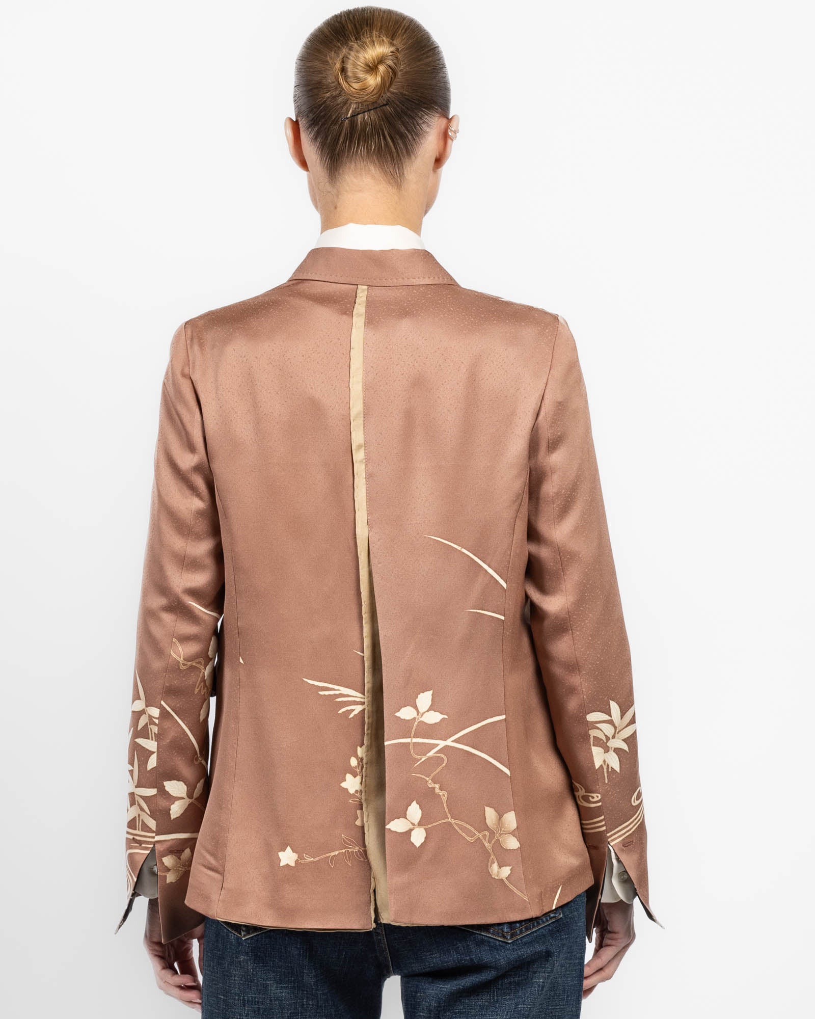 Double-Breasted Kimono Jacket