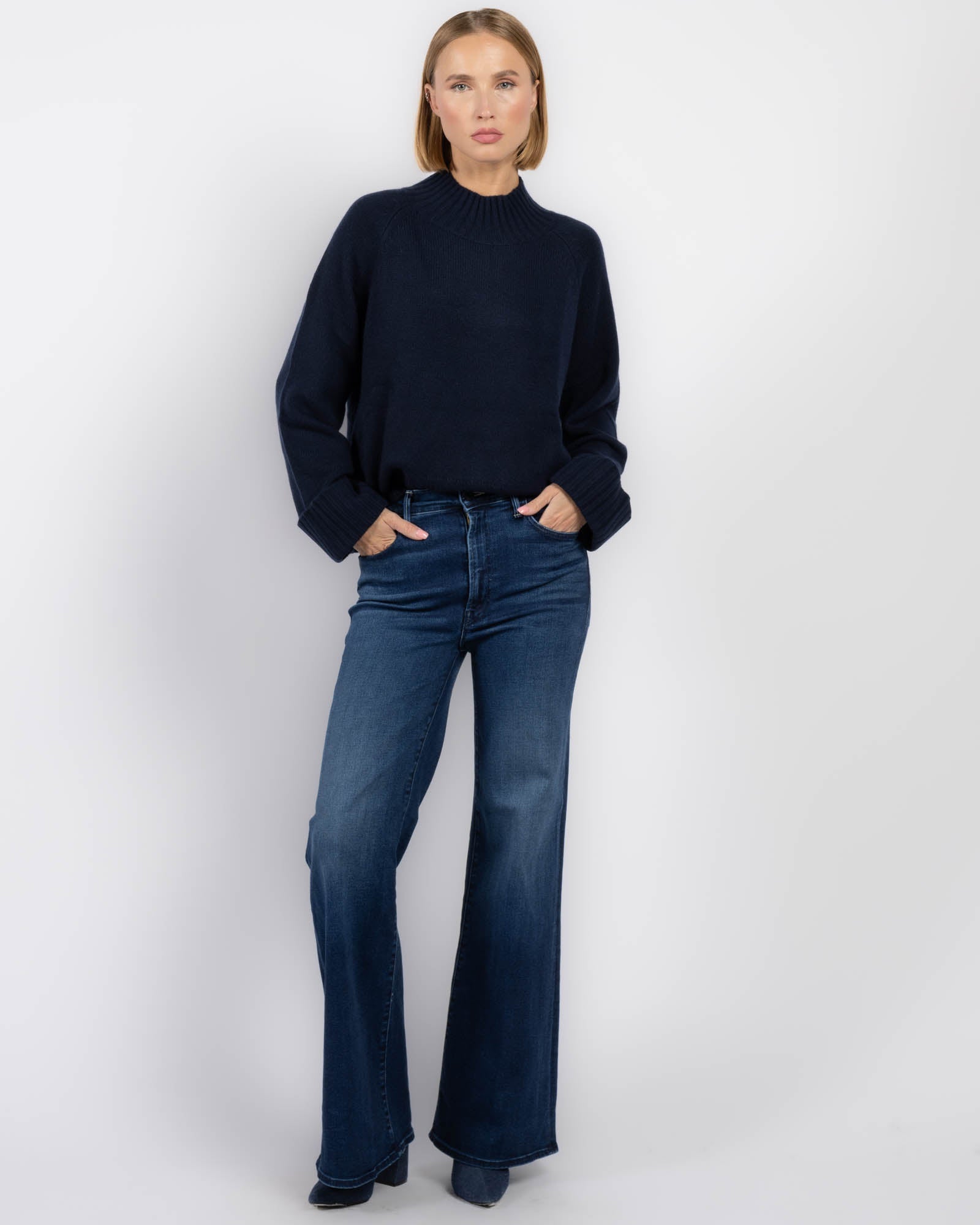 6 Ply Boxy Neck Sweater