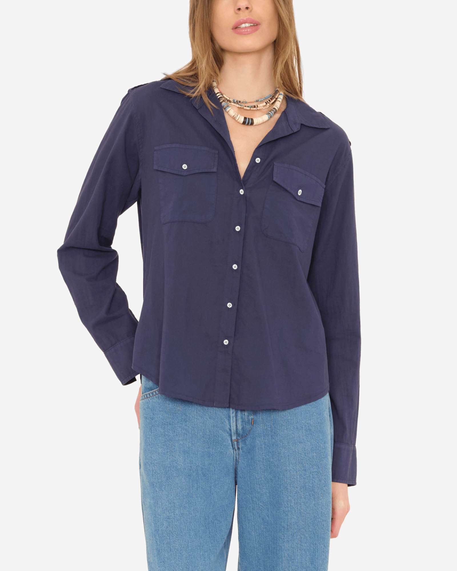 Phoebe Button-Up Shirt