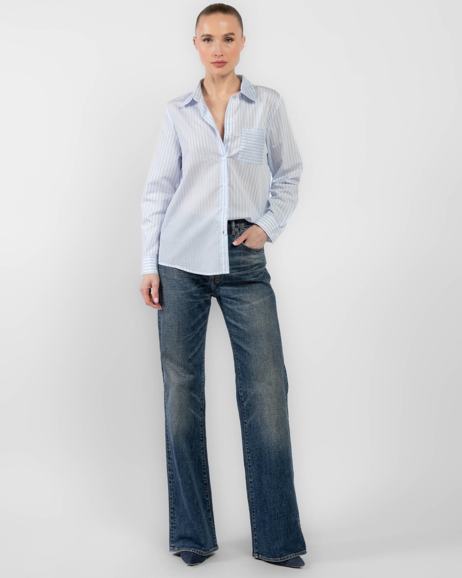 Chemise à rayures