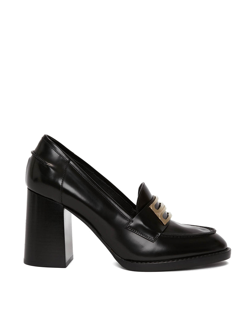 Heeled B Frame Loafers