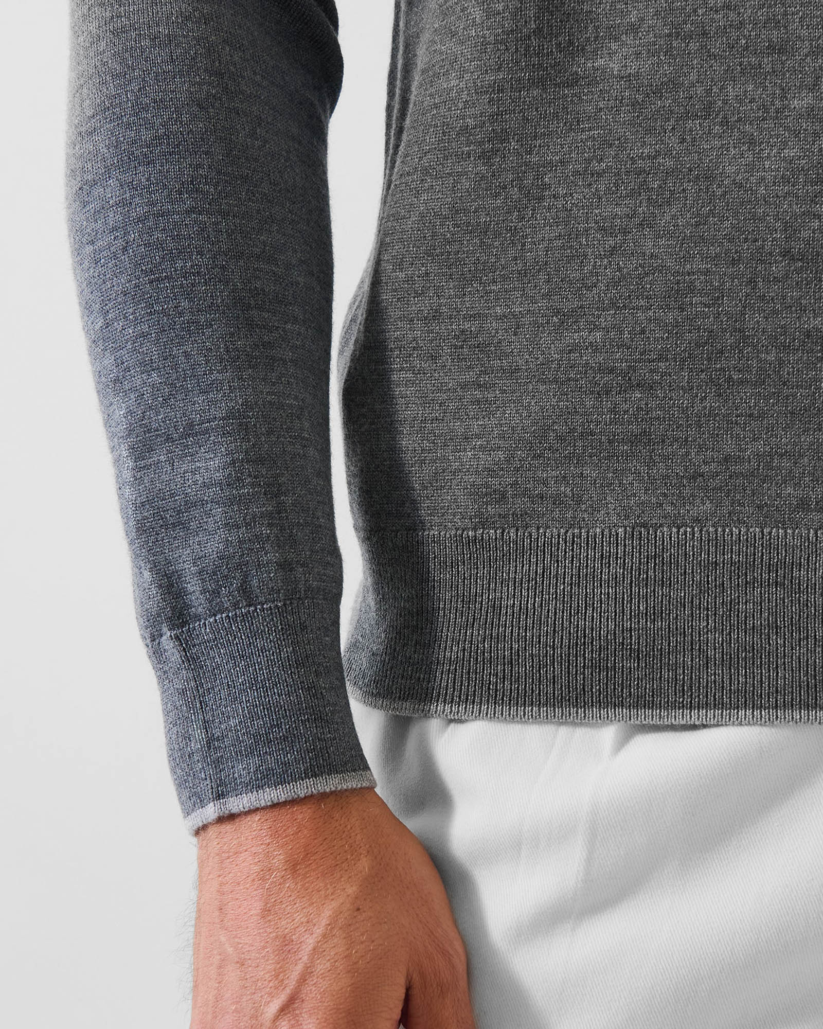 12 Gauge Extra Fine Wool Crewneck