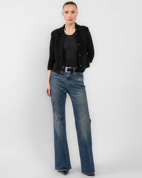 Precise Pointelle Jacket