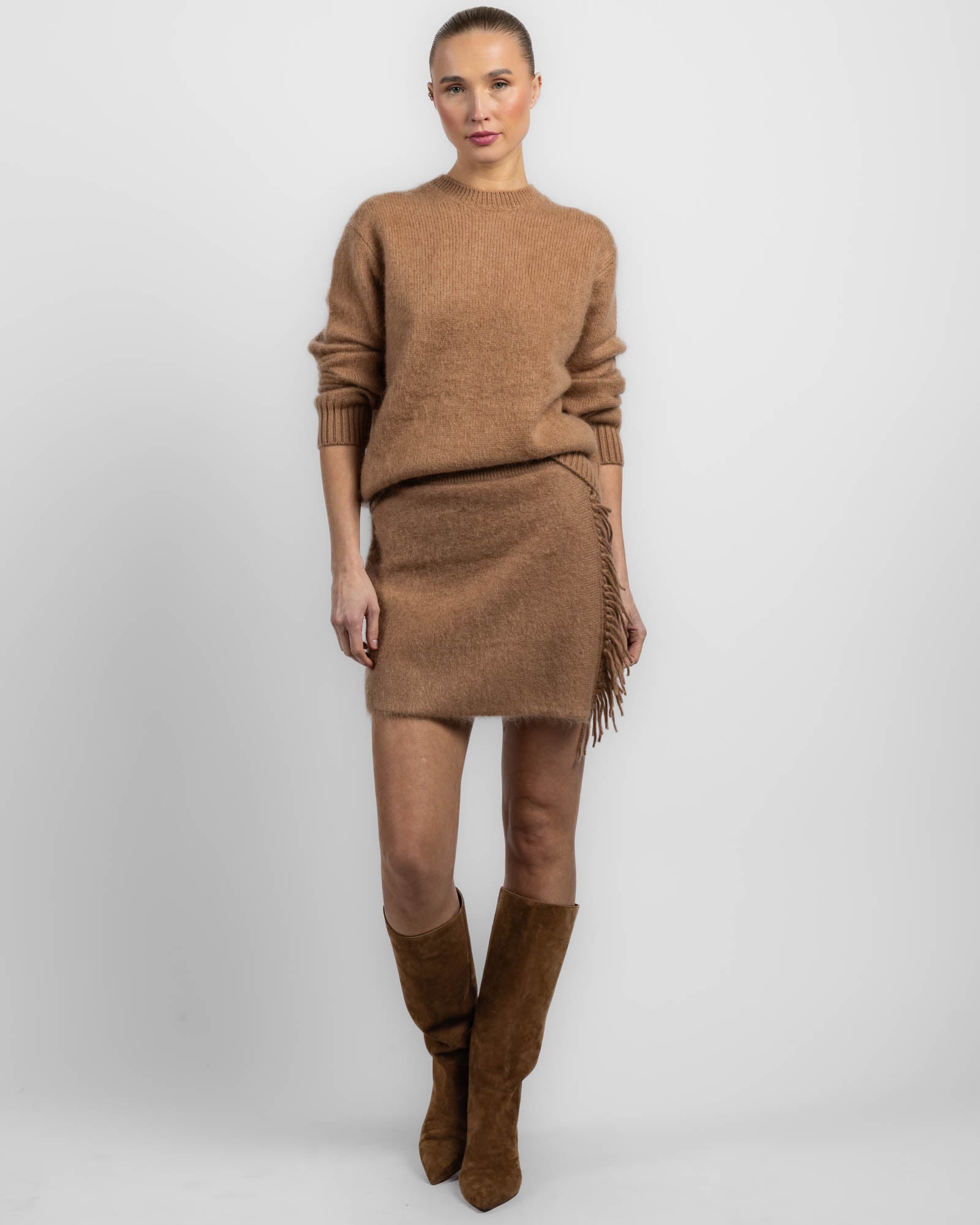 Pull ras du cou en cachemire