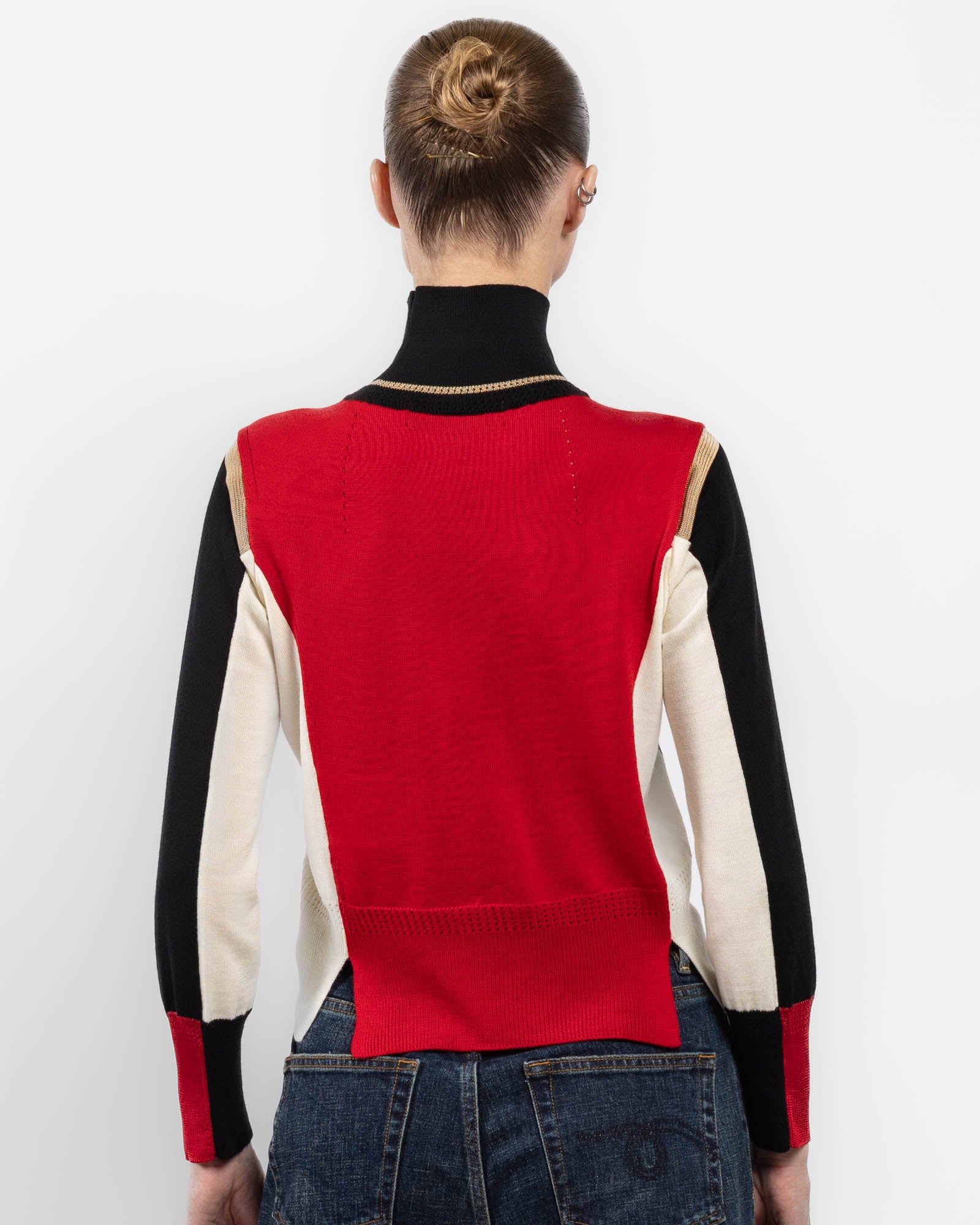 Nouveau haut à col roulé et manches longues