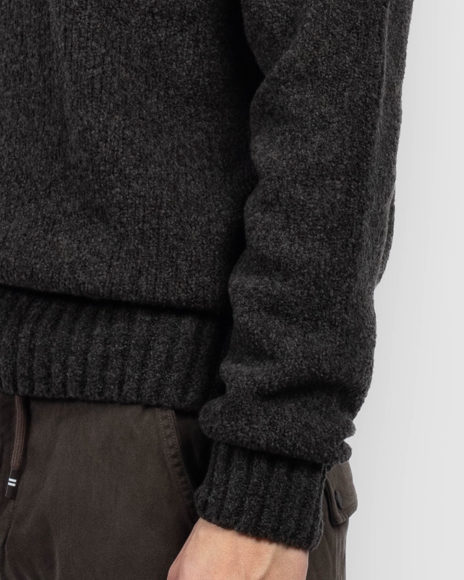 Grainy Mock Sweater