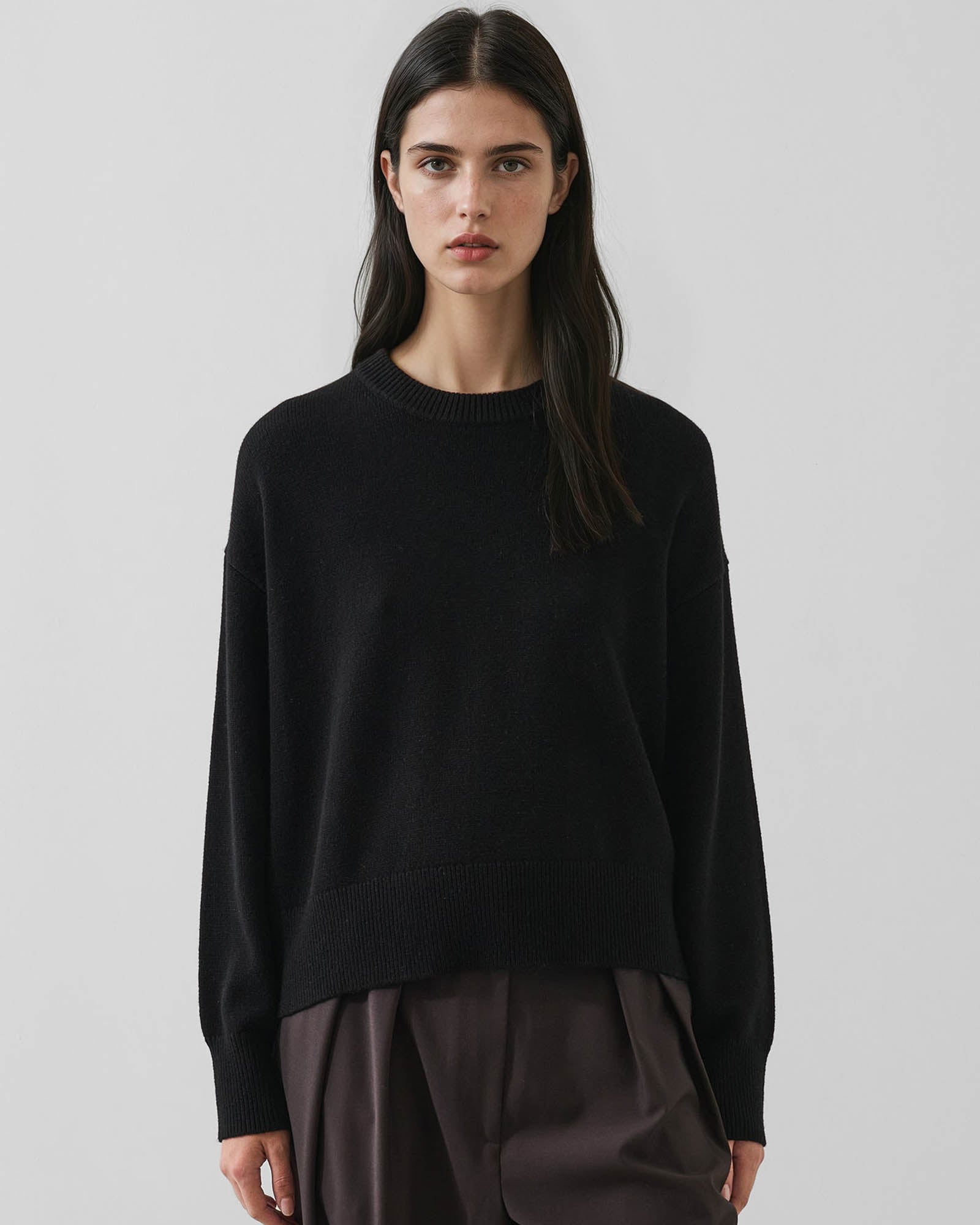 Pull ras du cou en cachemire