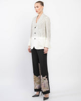 Floral Stripe Jacket