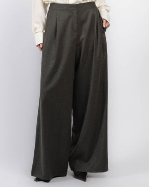 Pantalon en flanelle de laine