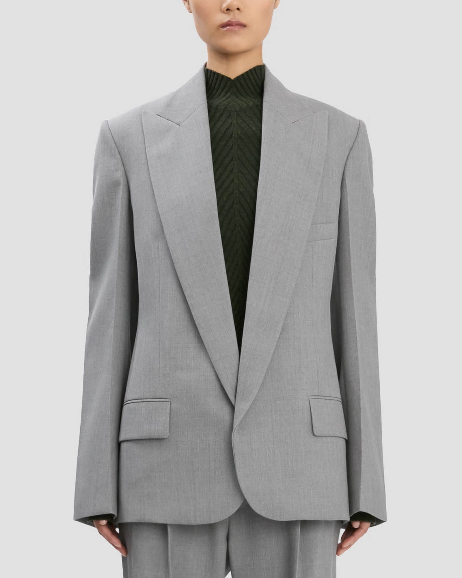 Sculptural Sleeve Jacket