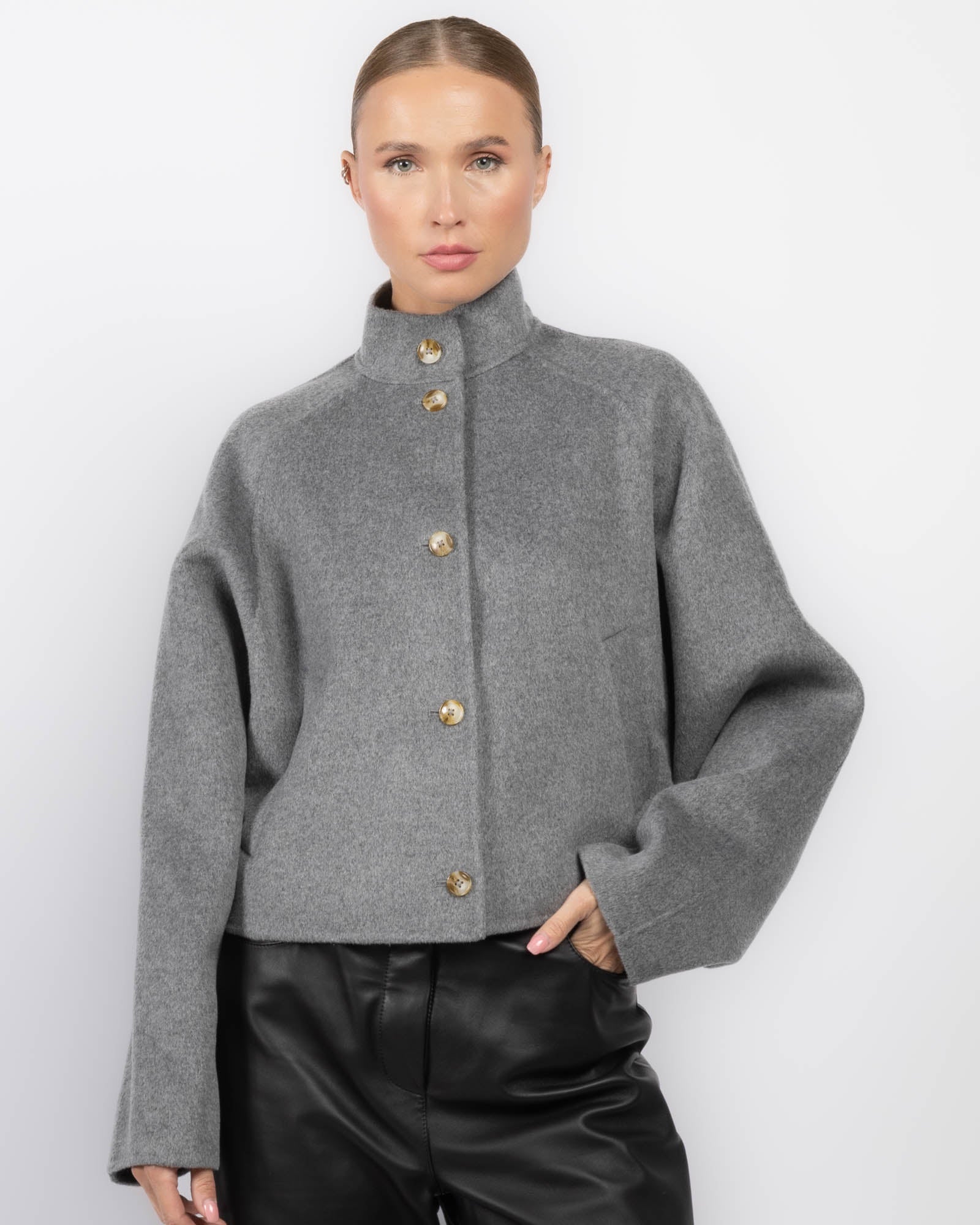 LOULOU DE SAISON Nyma Crop Jacket