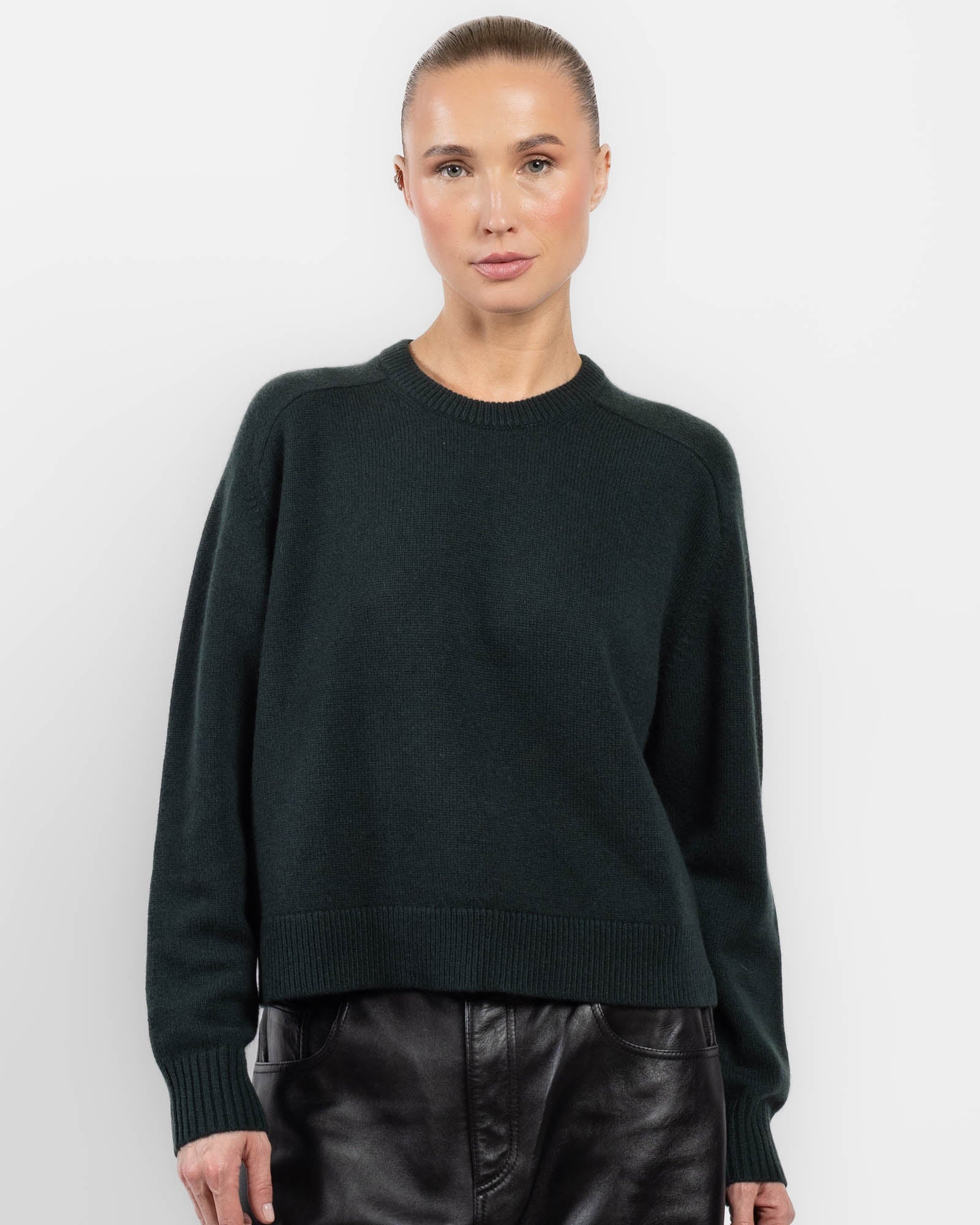 Crop Crewneck Sweater