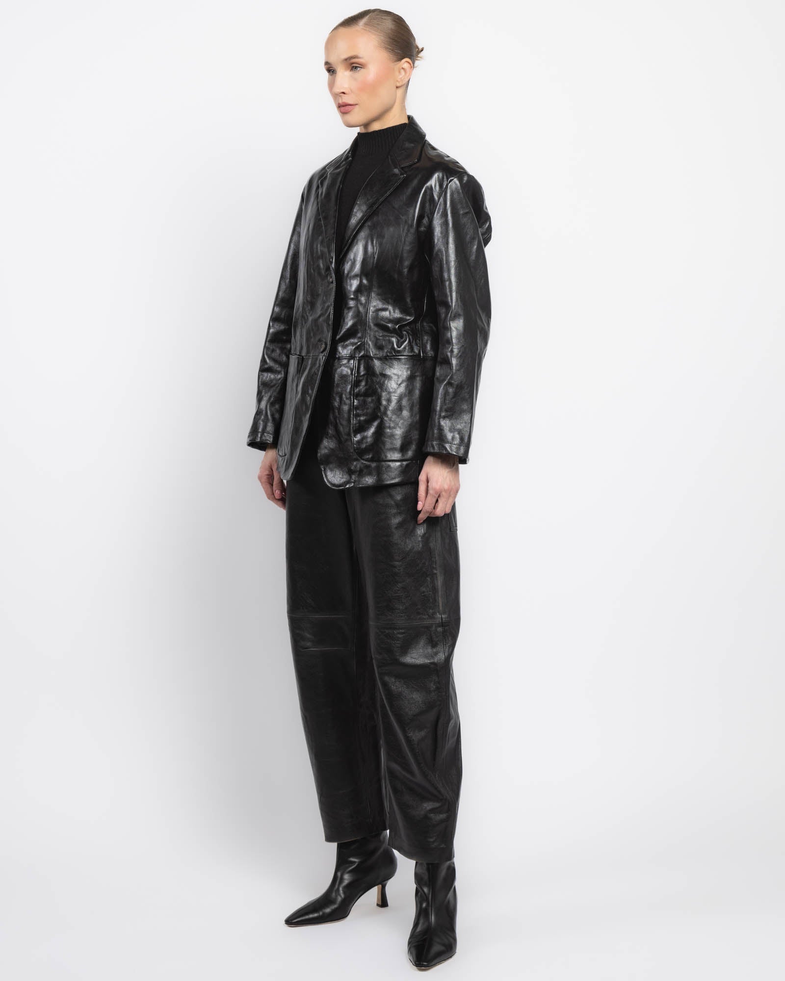 Veste en cuir Giorgio Brato X Jade