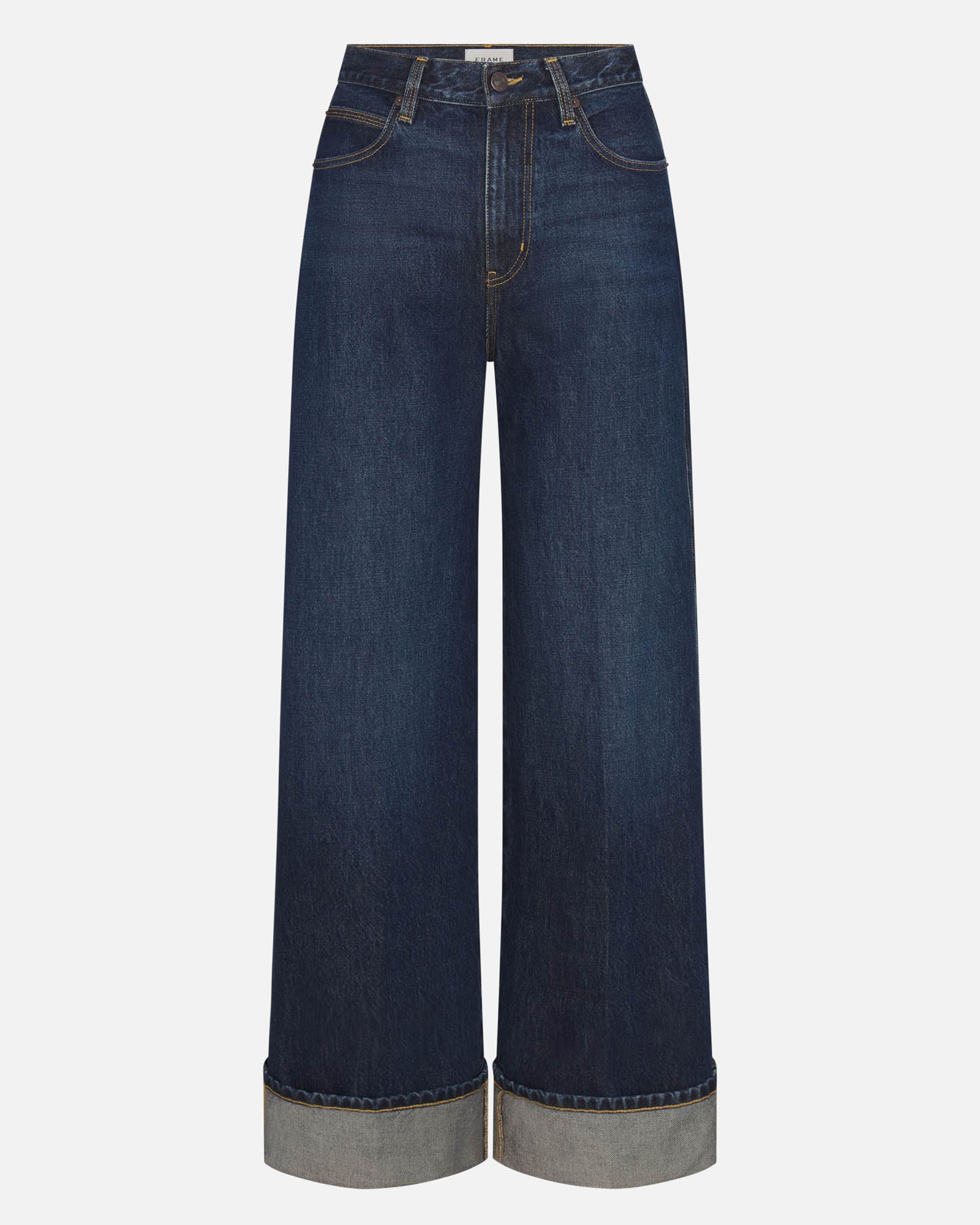 Le jean à revers larges