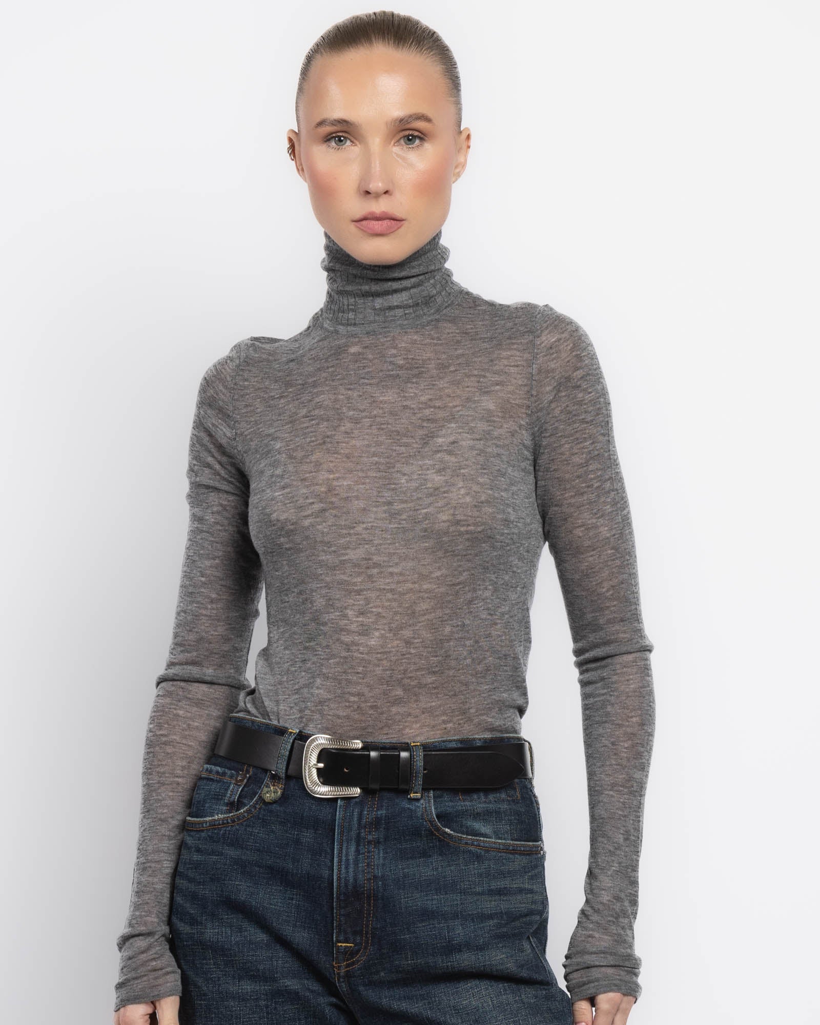 Haut à col montant