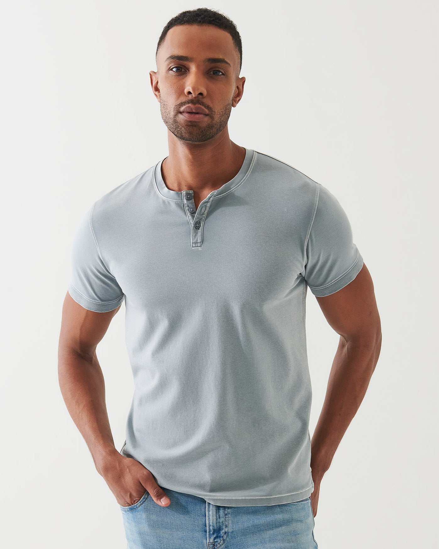 Vintage Wash Henley