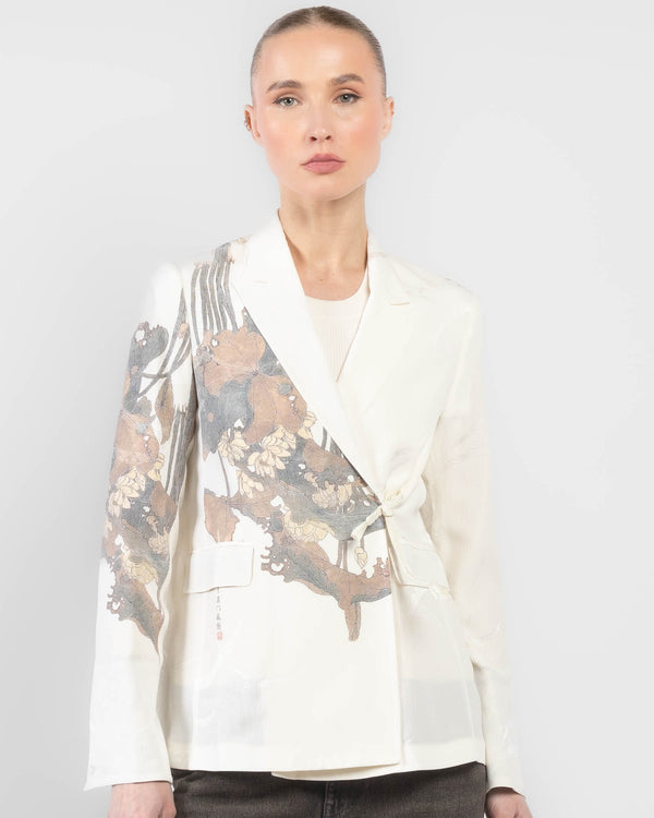 Double-Breasted Traditional Kimono Jacket
