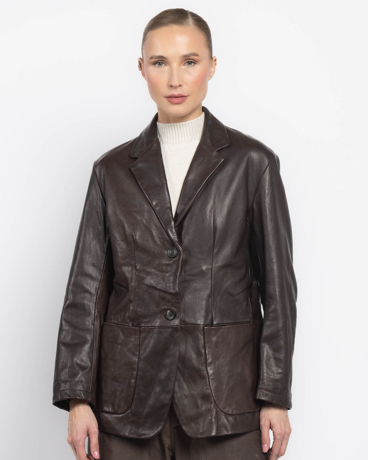 GIORGIO BRATO Giorgio Brato X Jade Leather Jacket