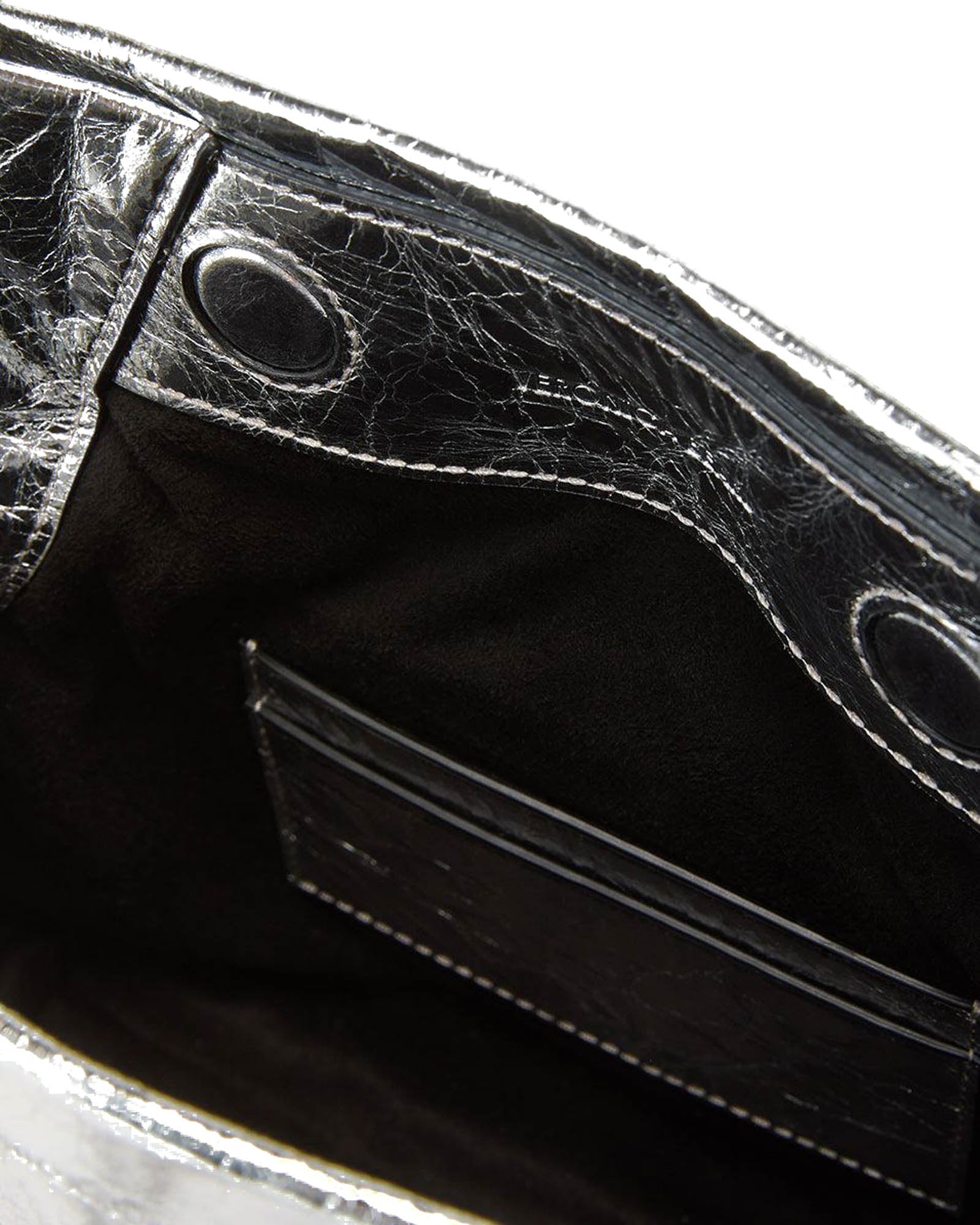 Petit sac à bandoulière métallique
