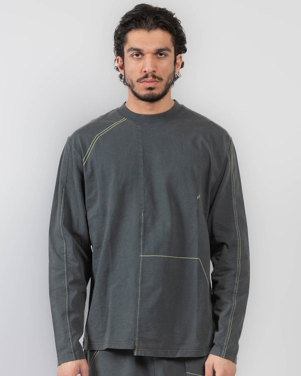 Oblique Long Sleeve T-Shirt