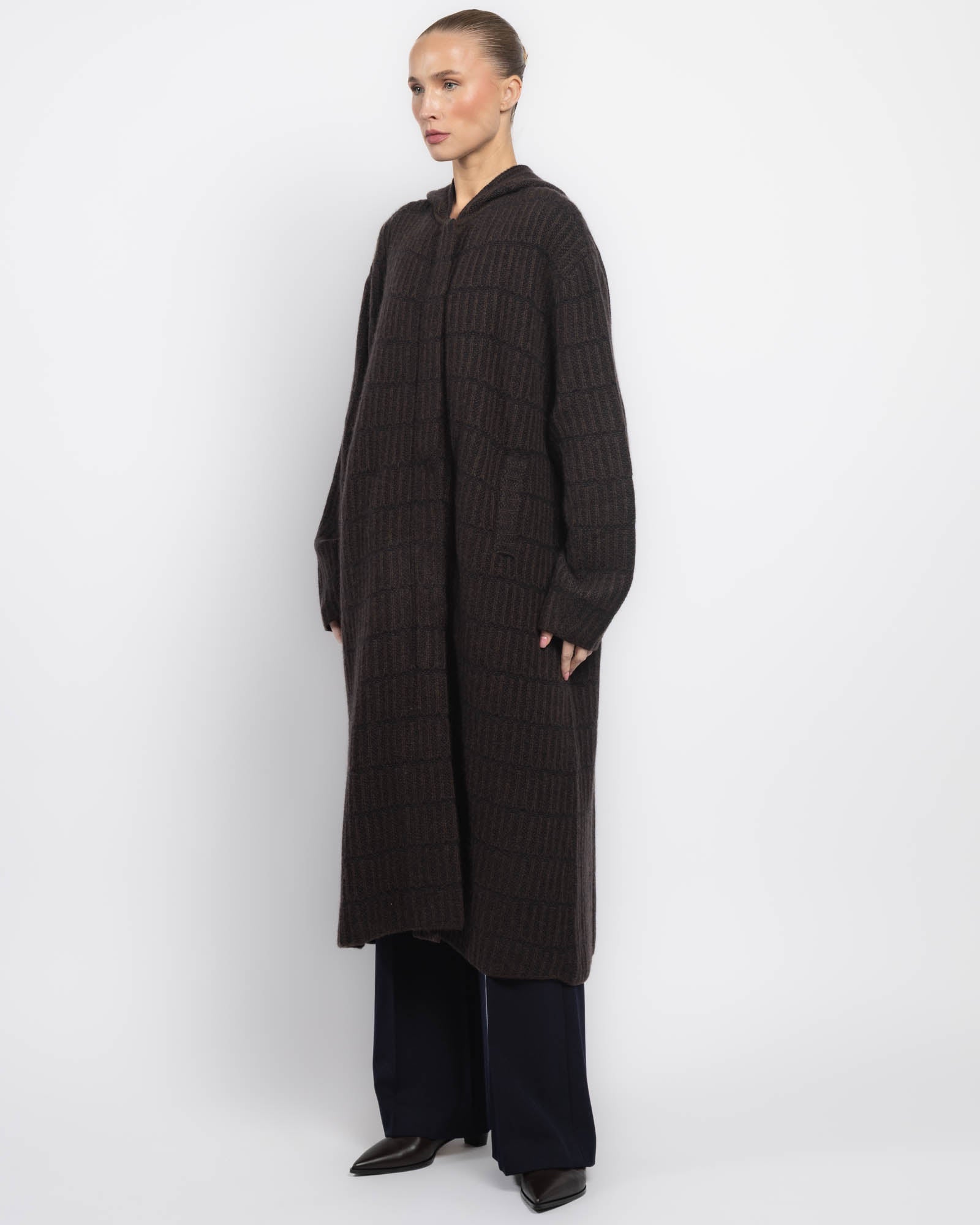 Oversized Hooded Coat