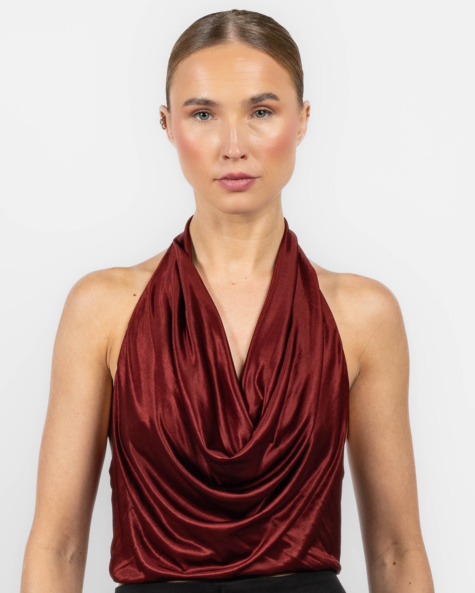 Ayanna Cowl Halter Top