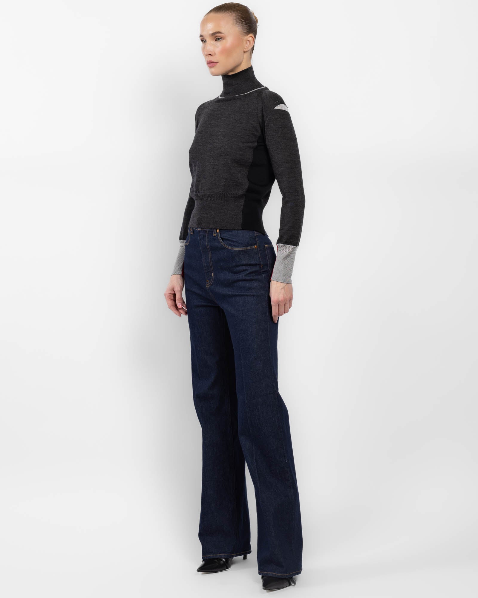 Nouveau haut à col roulé et manches longues