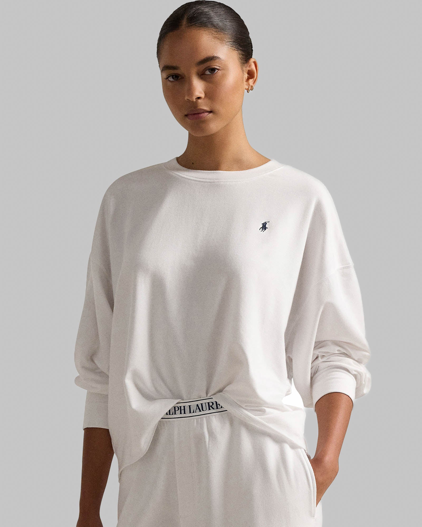 Crew Wide Leg Pant Set