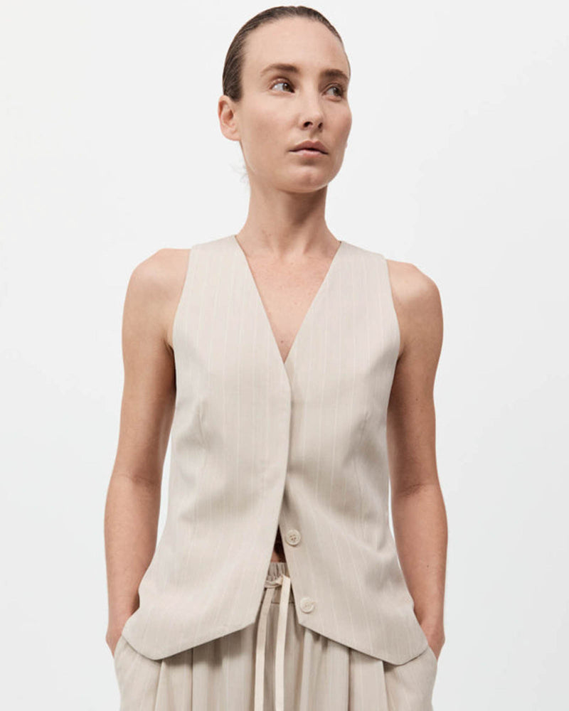 Pinstripe Vest