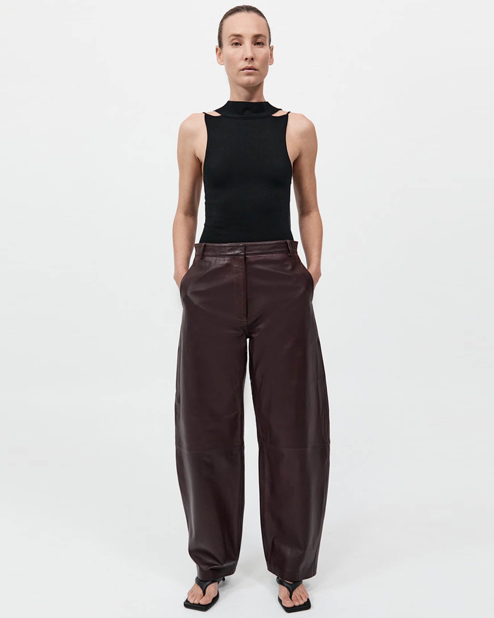 Haut écharpe en tricot