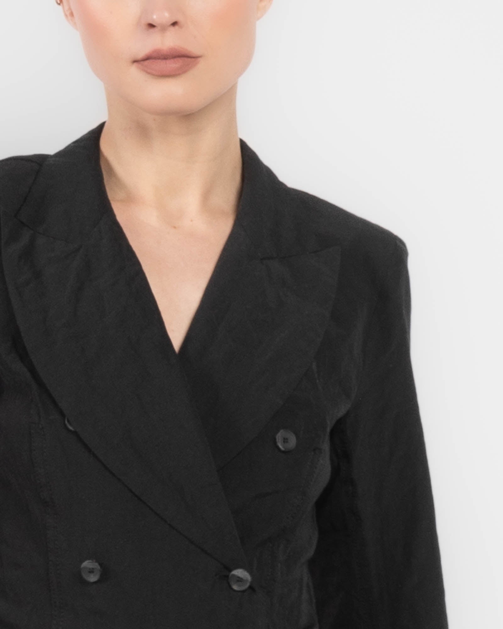 3/4 Sleeve Waist Jacket