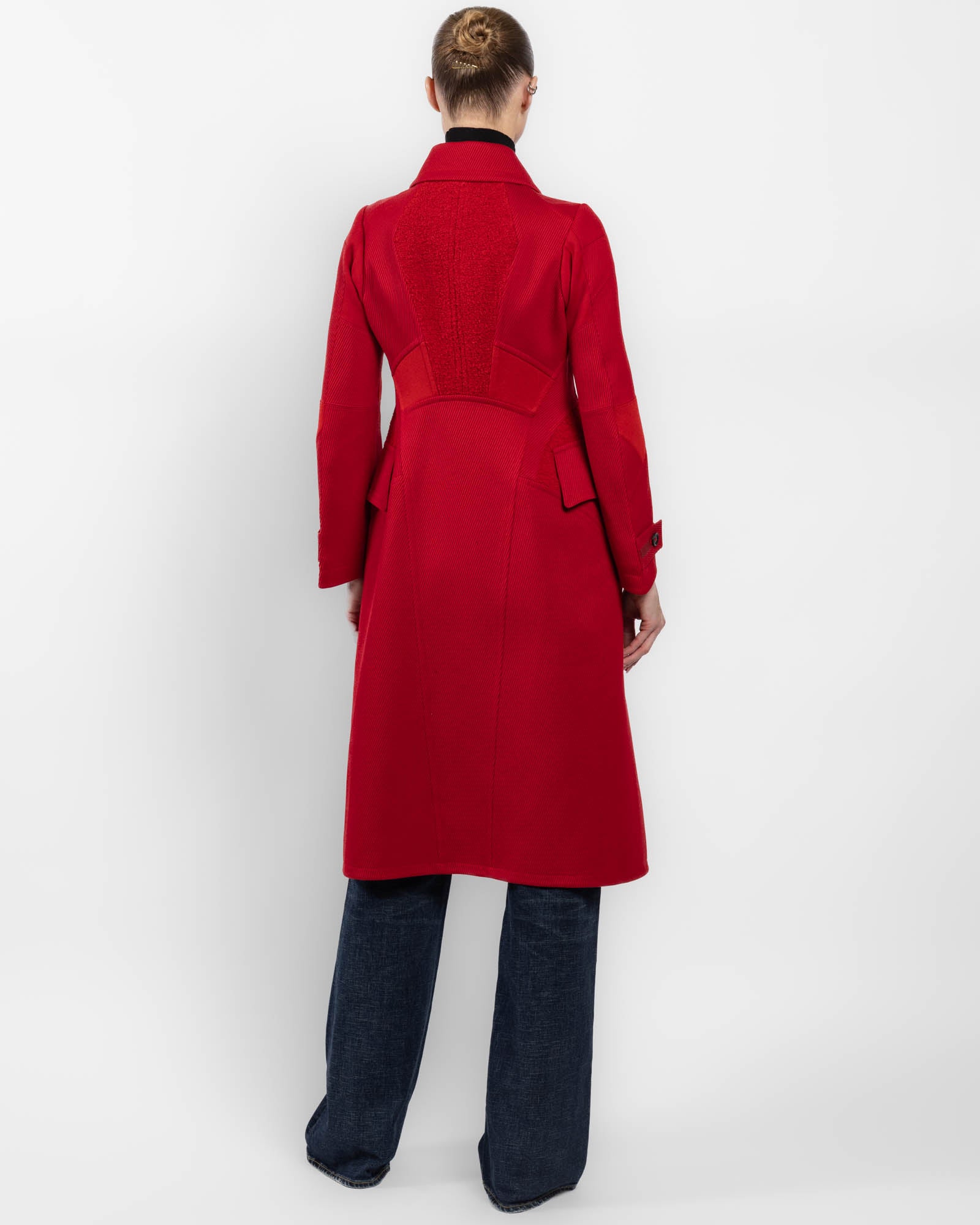 SHIRO SAKAI Double-Breasted Chesterfield Coat