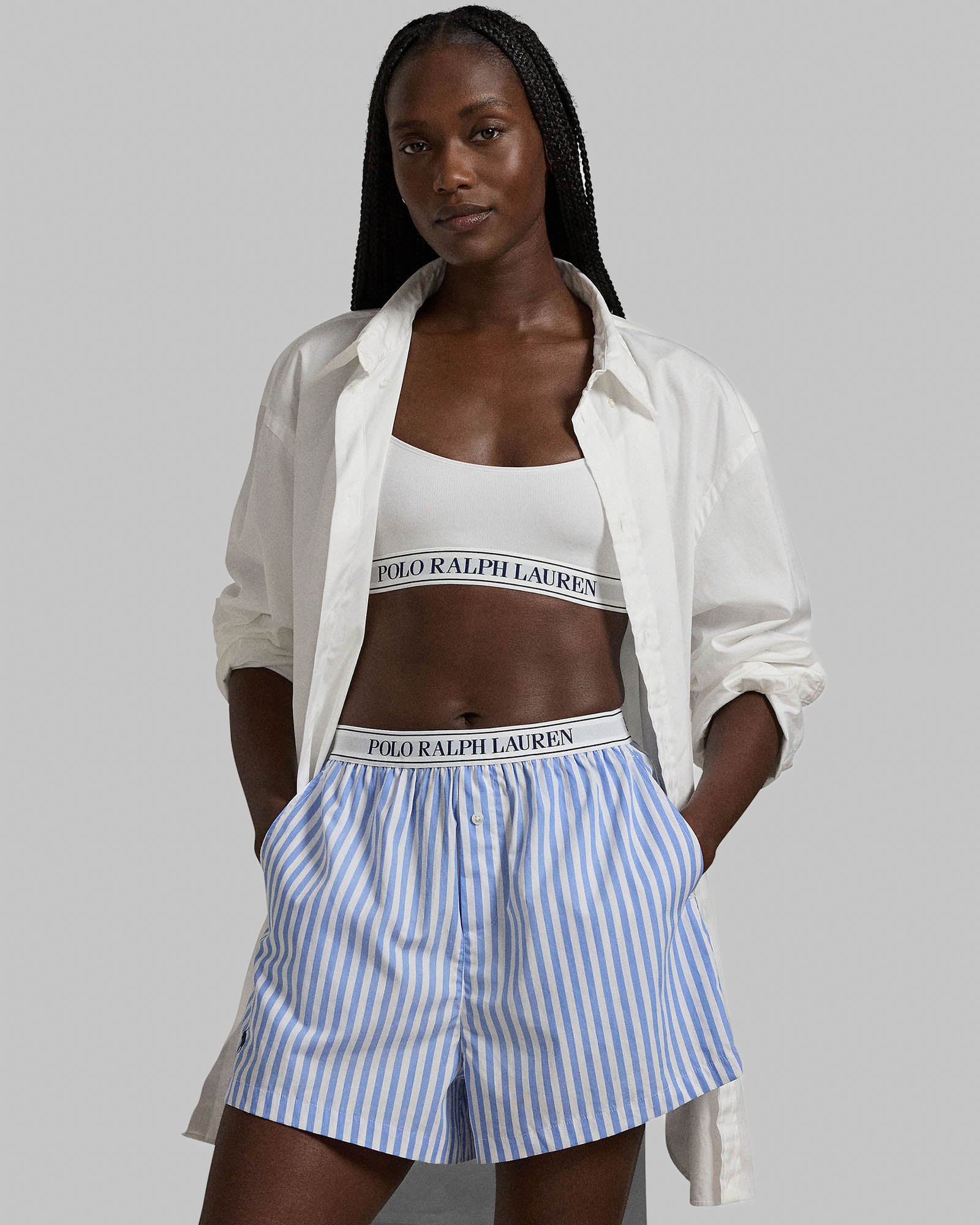 Sleep Logo Elastic Boxers