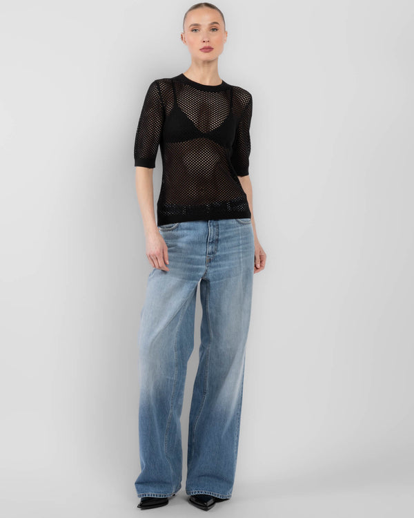 Mesh Sweater
